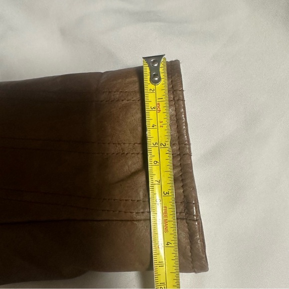 Juliano Celini Chic Brown Leather Jacket for Women size LG - Picture 12 of 16